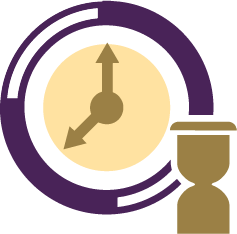 Clock and calendar icon
