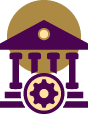 Portfolio management icons for balance, wealth, restrictions, and diversification.