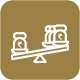 Icon representing a candlestick chart for trading