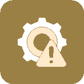 Icon representing monitoring and managing investment risk