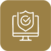 Icon representing shielded or secured capital