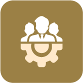 Icon representing diversified allocation across sectors and startups